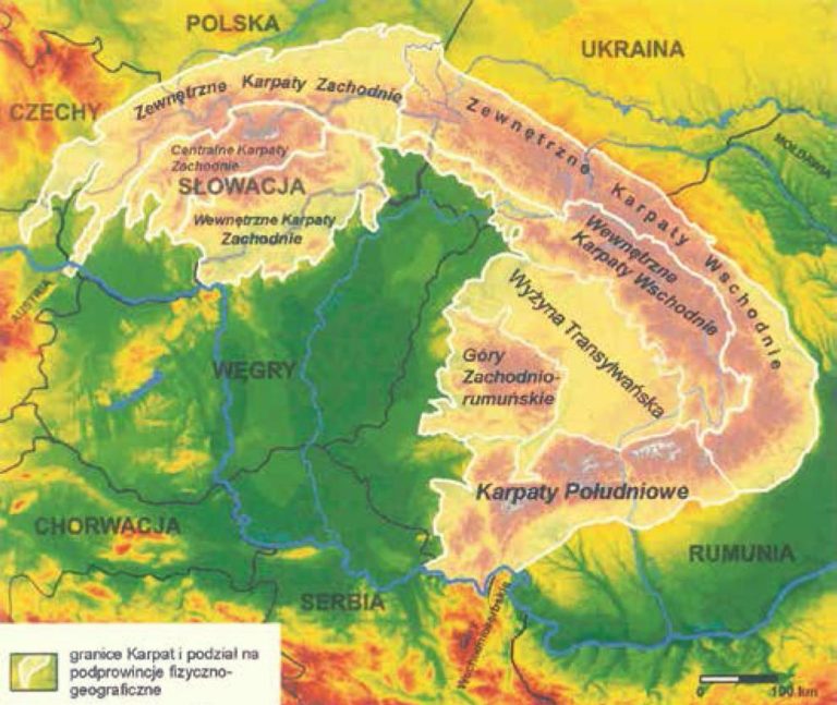 Division Of The Carpathians With Particular Emphasis On The Outer ...